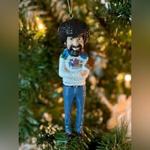 Bob Ross Holiday Ornament
